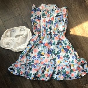 Janie and Jack midi floral dress.